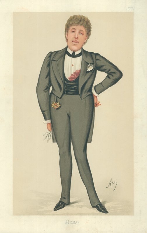 Mr Oscar Wilde, Oscar, 24 maggio 1884, caricatura di Vanity Fair da Carlo Pellegrini