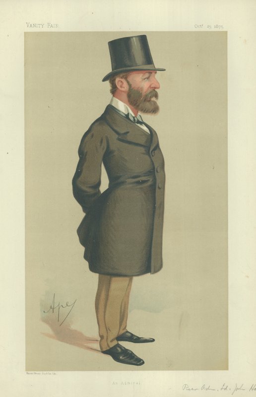 Retroammiraglio Lord John Hay da Carlo Pellegrini
