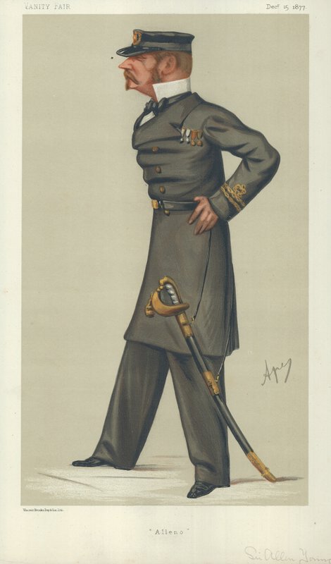 Sir Allen Young, Alleno, 15 dicembre 1877, caricatura di Vanity Fair da Carlo Pellegrini