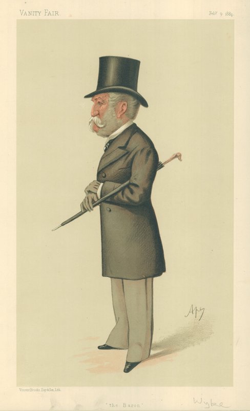 Sir Charles Lennox Wyke, Il Barone, 9 febbraio 1884, caricatura di Vanity Fair da Carlo Pellegrini