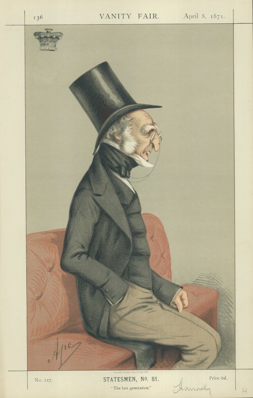 Il conte di Harrowby da Carlo Pellegrini