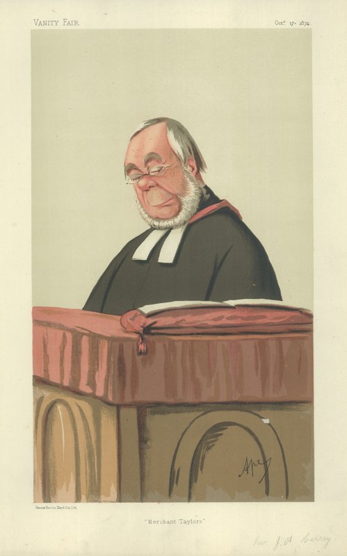 Il reverendo James Augustus Hessey da Carlo Pellegrini