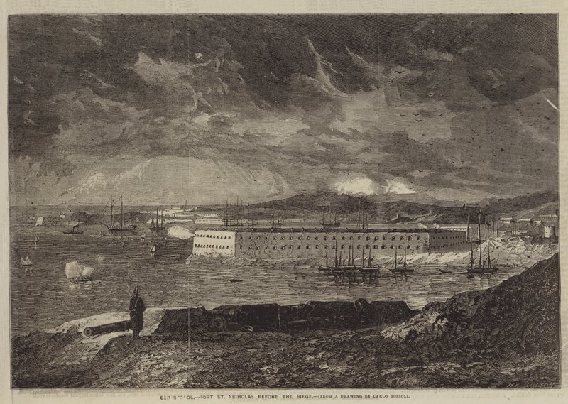 Sebastopoli, Forte San Nicola prima dell