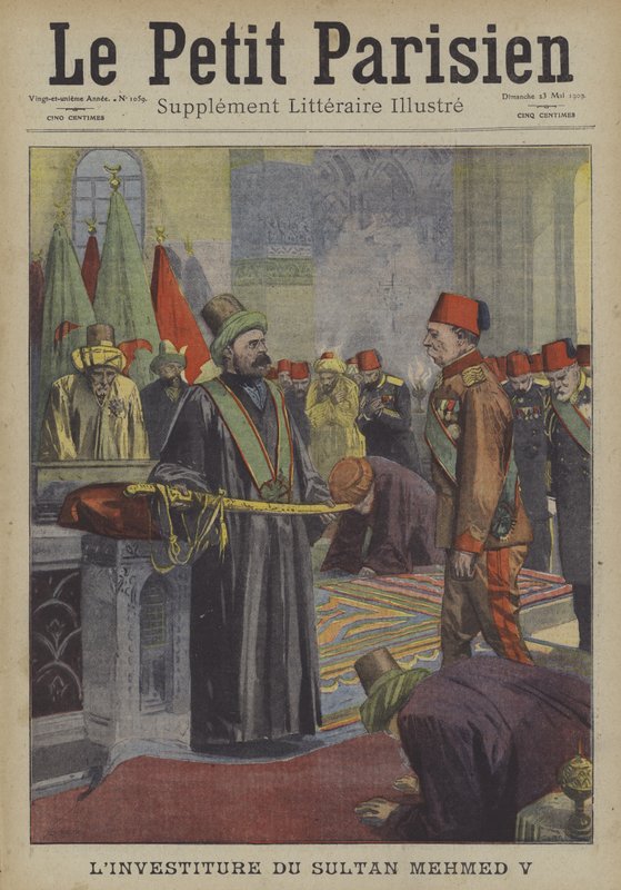 Investitura del sultano Mehmed V dell