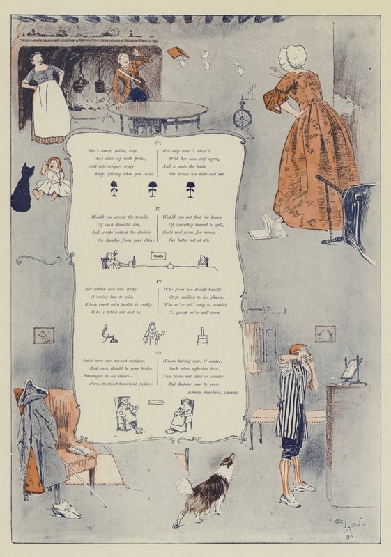 Una canzone delle figlie del contadino da Cecil Charles Windsor Aldin