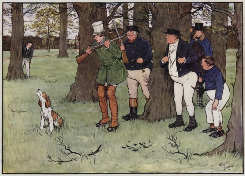 Illustrazione per The Pickwick Papers di Cecil Aldin da Cecil Charles Windsor Aldin