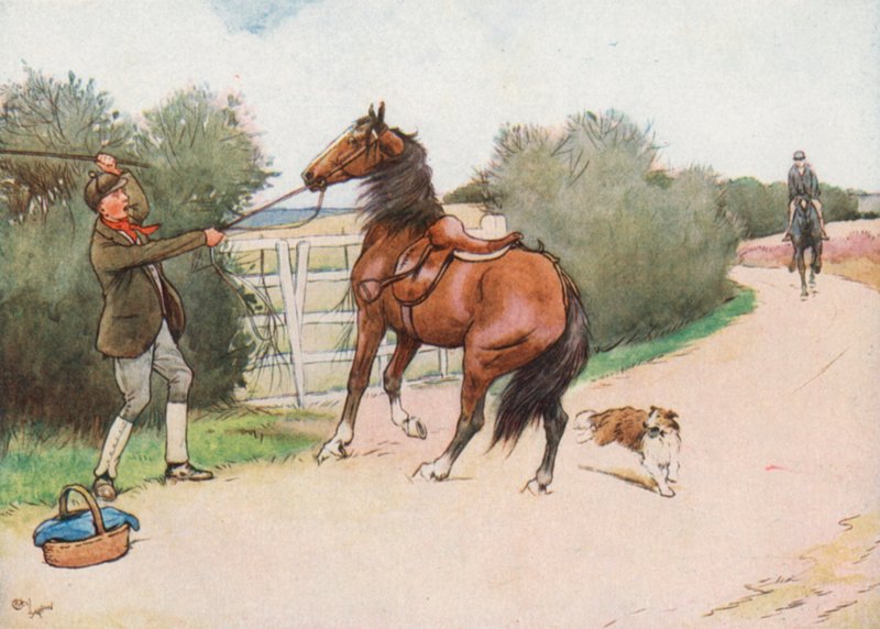 Poi il ragazzo scese e gli diede una dura lezione da Cecil Charles Windsor Aldin