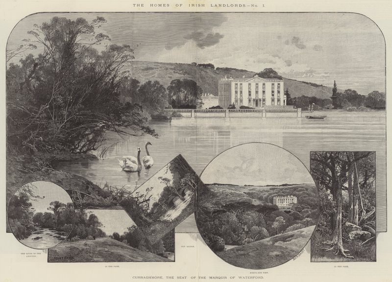 Curraghmore, la Residenza del Marchese di Waterford da Charles Auguste Loye