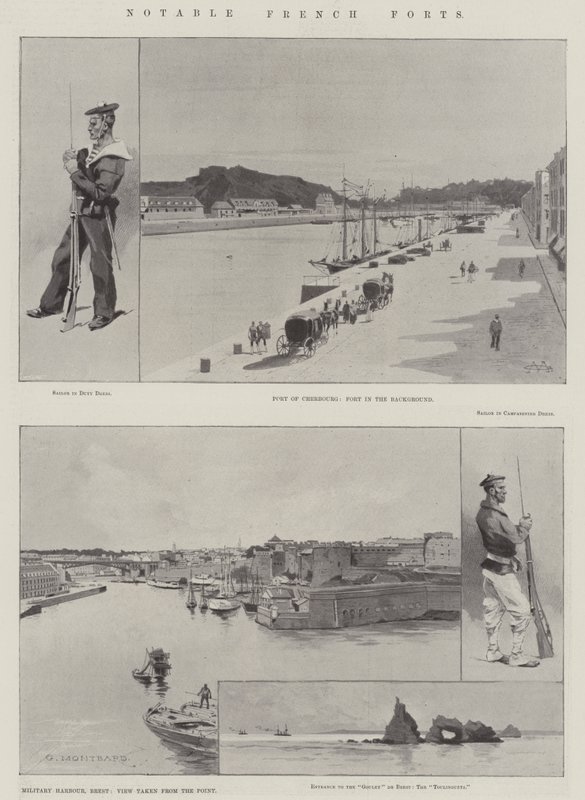 Fortezze francesi notevoli da Charles Auguste Loye