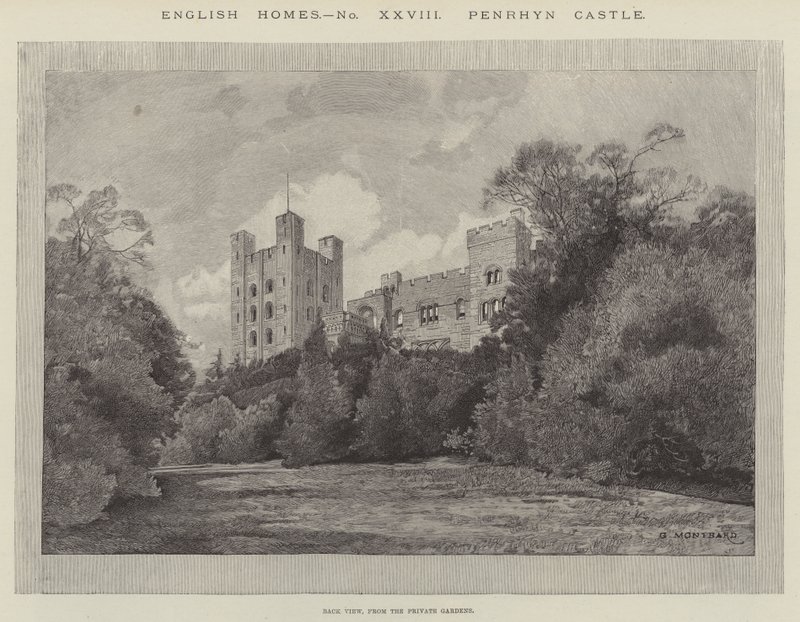 Castello di Penrhyn da Charles Auguste Loye