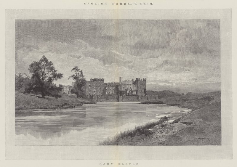 Castello di Raby da Charles Auguste Loye