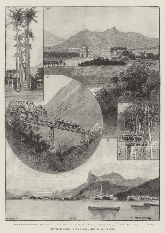 Schizzi in Brasile da Charles Auguste Loye