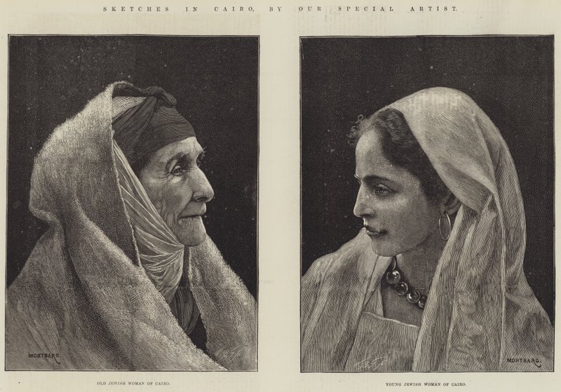 Schizzi al Cairo da Charles Auguste Loye