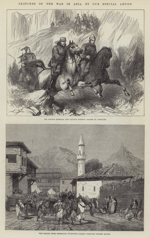 Schizzi della Guerra in Asia da Charles Auguste Loye