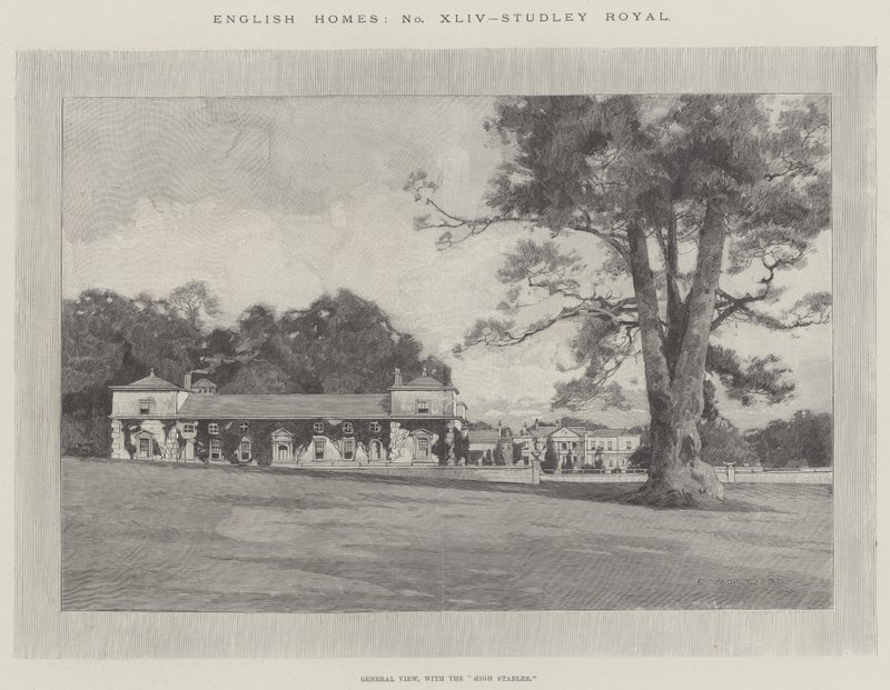 Studley Royal da Charles Auguste Loye