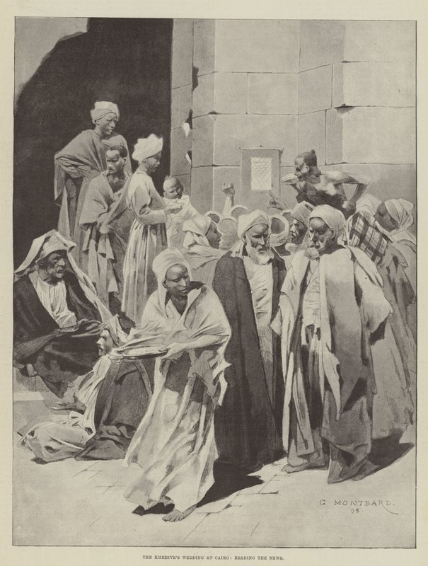 Il matrimonio del Chedivè al Cairo, leggendo le notizie da Charles Auguste Loye