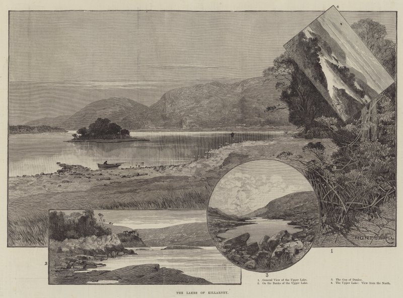 I laghi di Killarney da Charles Auguste Loye
