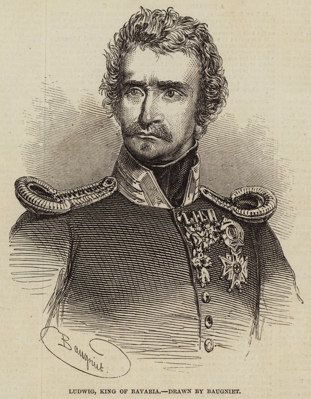 Ludovico, Re di Baviera da Charles Baugniet