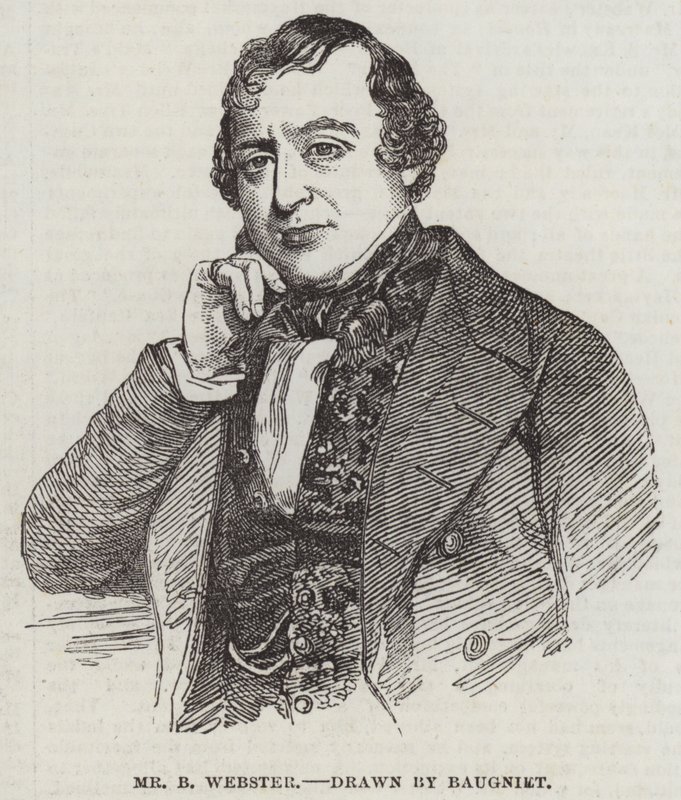 Mr B Webster da Charles Baugniet