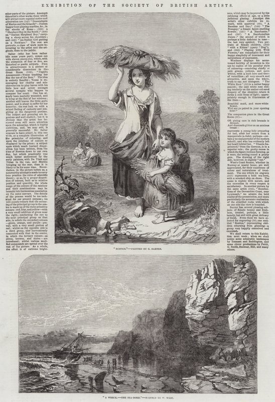 Esposizione della Società degli Artisti Britannici da Charles Baxter