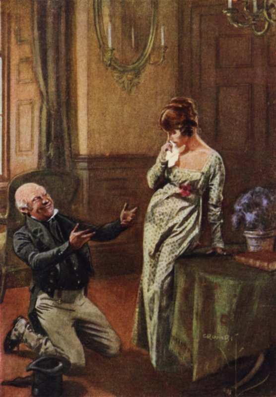 Il vecchio Sir Pitt propone a Becky Sharp, e metà del suo segreto viene rivelato da Charles Crombie