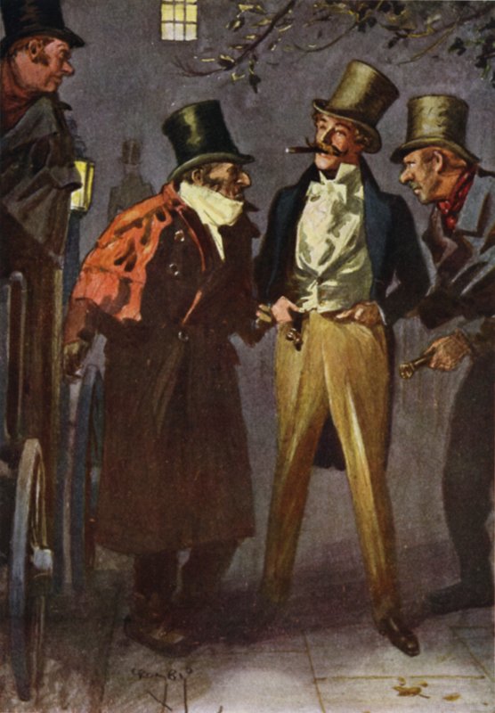 Rawdon Crawley nelle mani dei bailiff da Charles Crombie