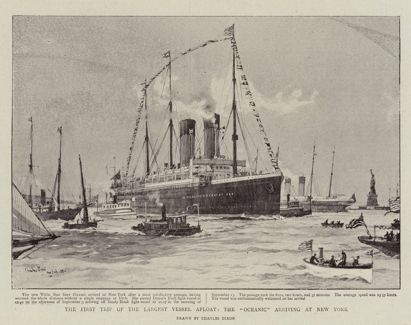 Il primo viaggio della nave più grande del mondo, l