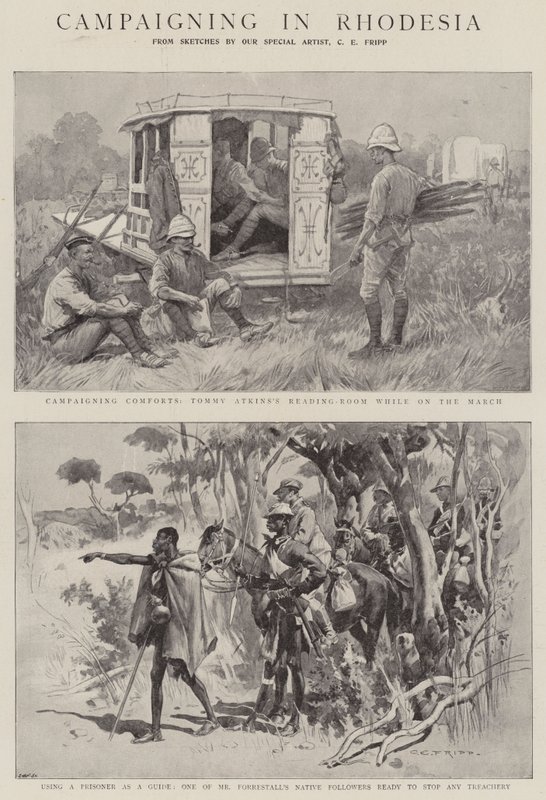 Campagna in Rhodesia da Charles Edwin Fripp