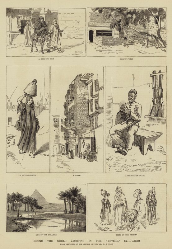 Giro del mondo in yacht nel Ceylon, IX, Il Cairo da Charles Edwin Fripp