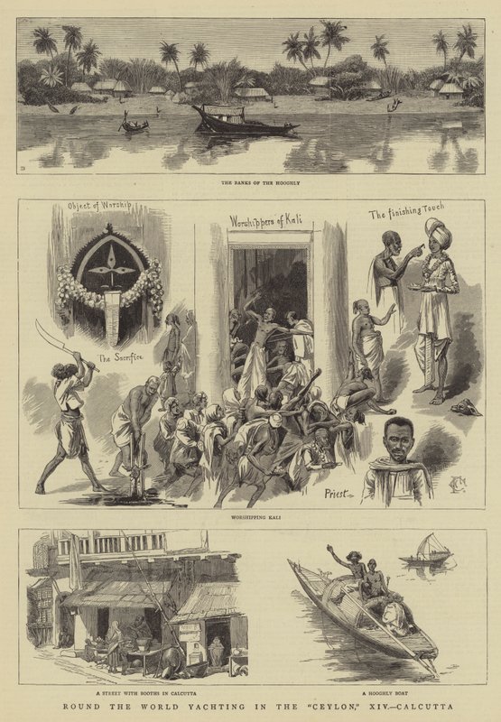 Giro del mondo in yacht a Ceylon, XIV, Calcutta da Charles Edwin Fripp