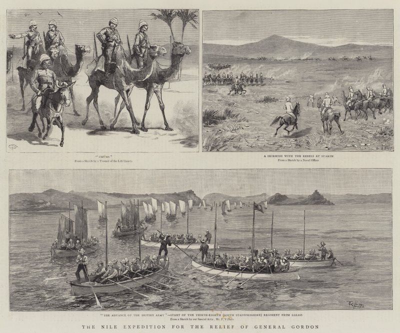 La Spedizione del Nilo per il Soccorso del Generale Gordon da Charles Edwin Fripp