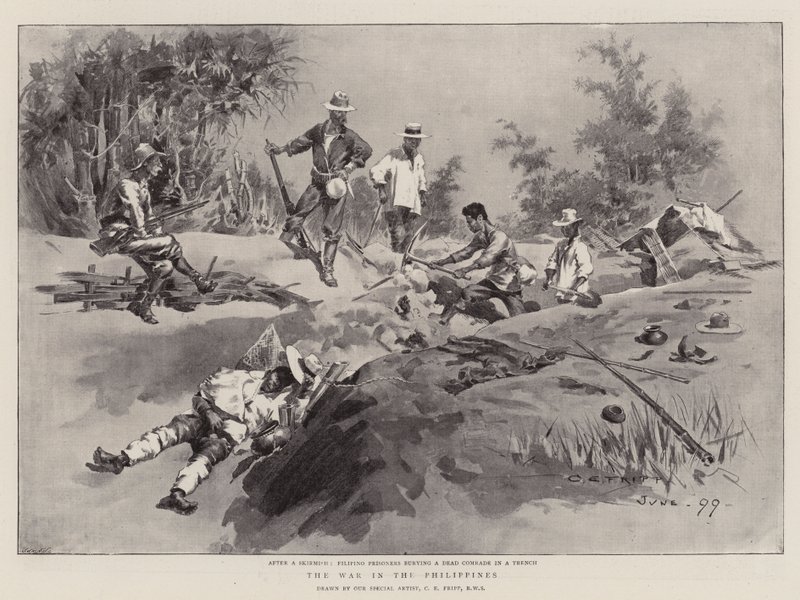 La guerra nelle Filippine da Charles Edwin Fripp