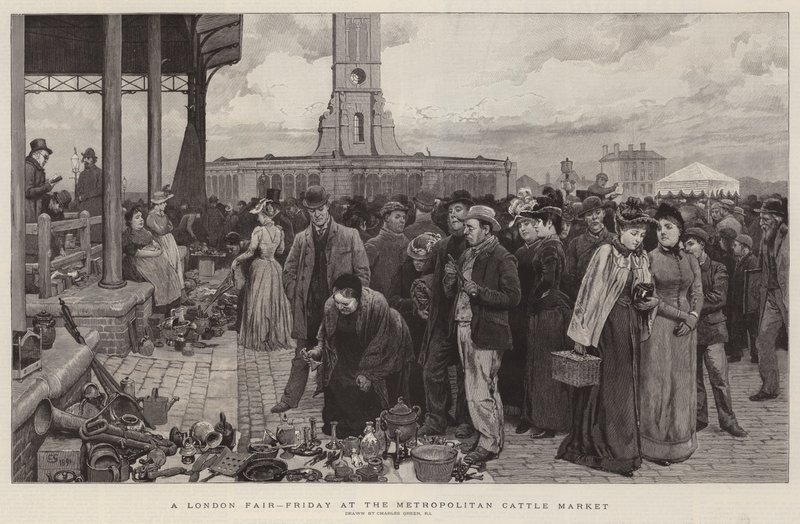 Una fiera di Londra, venerdì al Metropolitan Cattle Market da Charles Green
