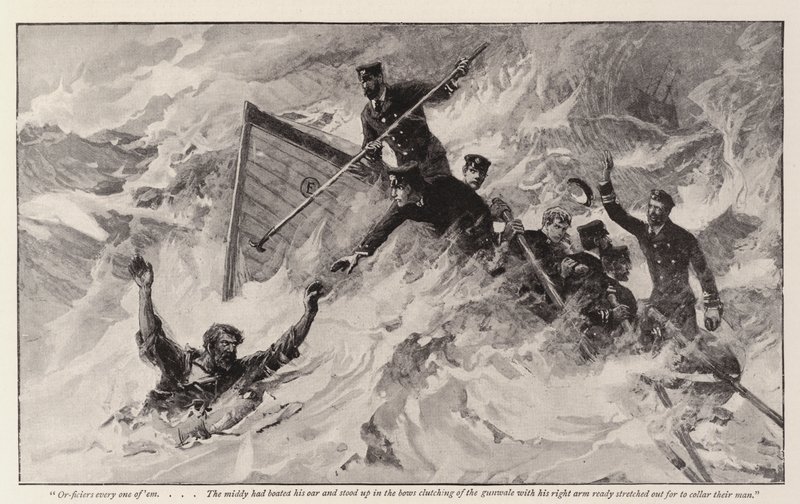 Via, scialuppa di salvataggio! da Charles J. Staniland