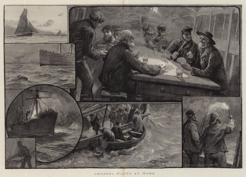 Piloti del Canale al Lavoro da Charles J. Staniland