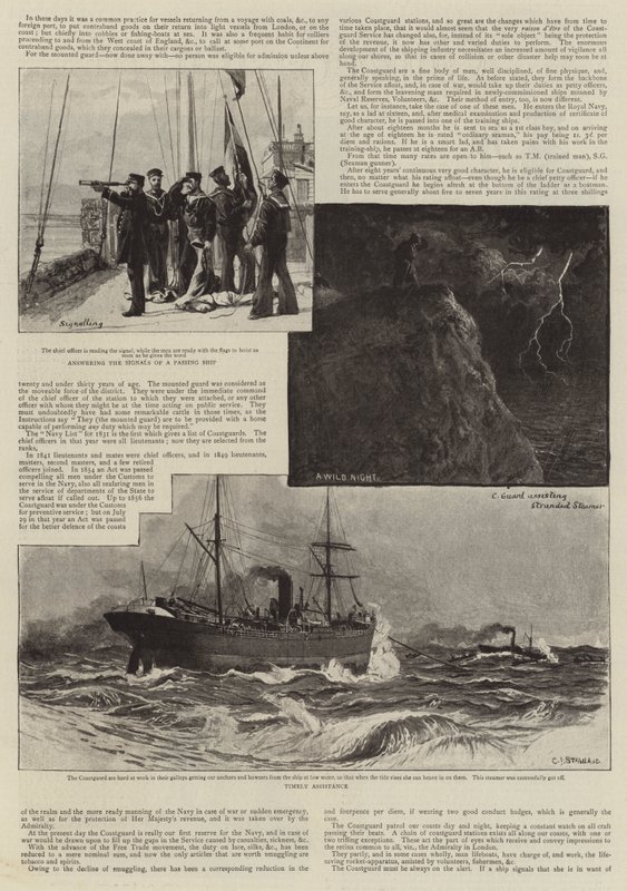 La nostra guardia costiera da Charles J. Staniland