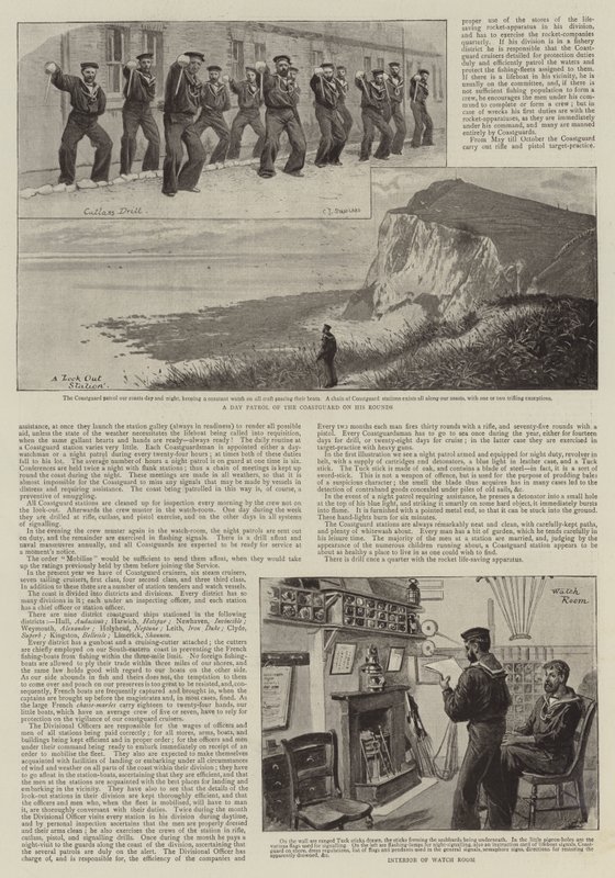 La nostra guardia costiera da Charles J. Staniland