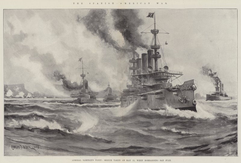 La guerra ispano-americana, la flotta dell