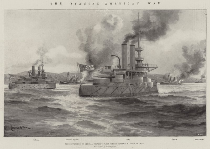 La Guerra Ispano-Americana, la Distruzione della Flotta dell