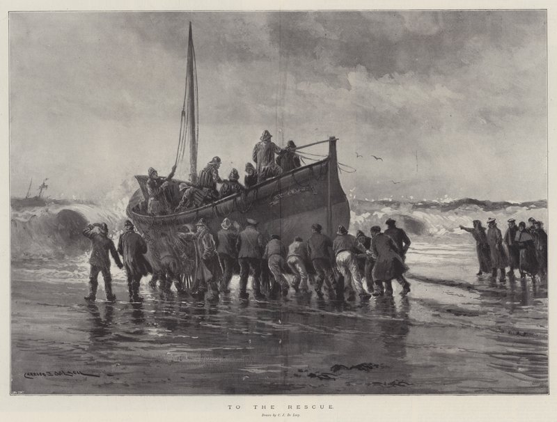 Al salvataggio da Charles John de Lacy