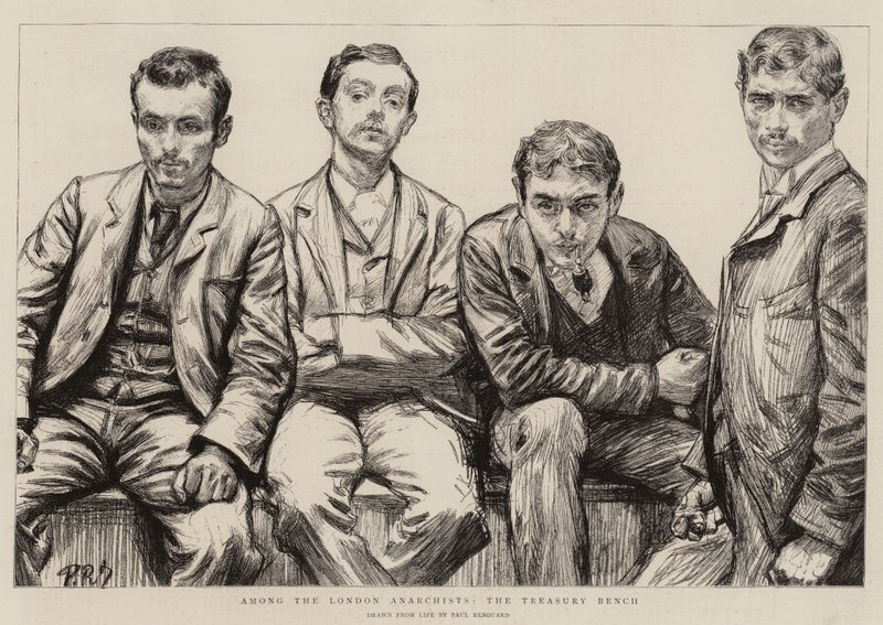 Tra gli anarchici di Londra, la panchina del tesoro da Charles Paul Renouard