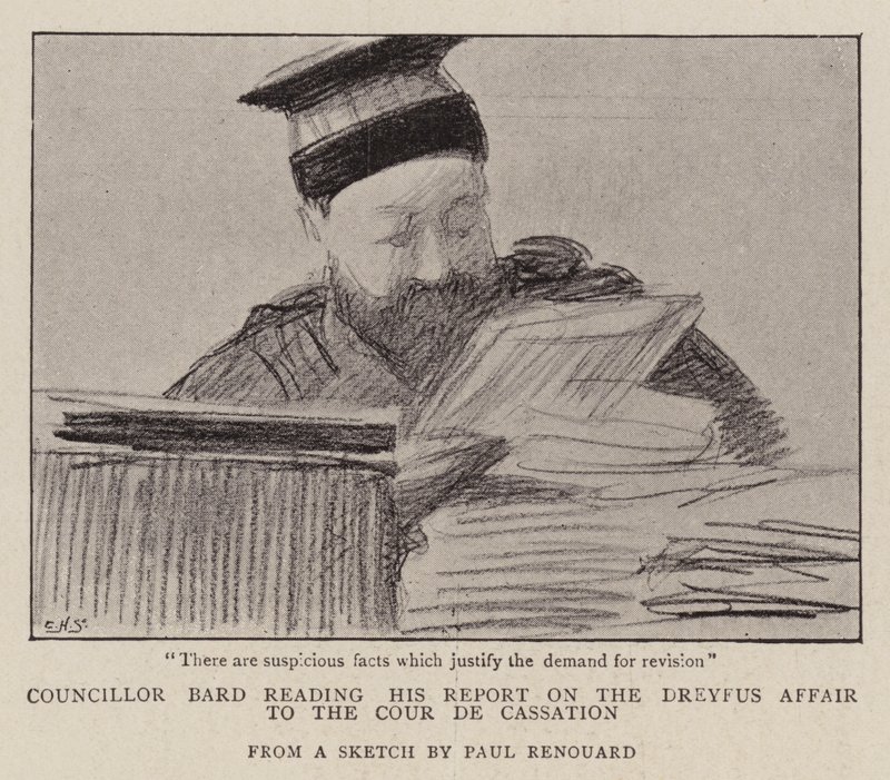 Il consigliere Bard che legge il suo rapporto sull