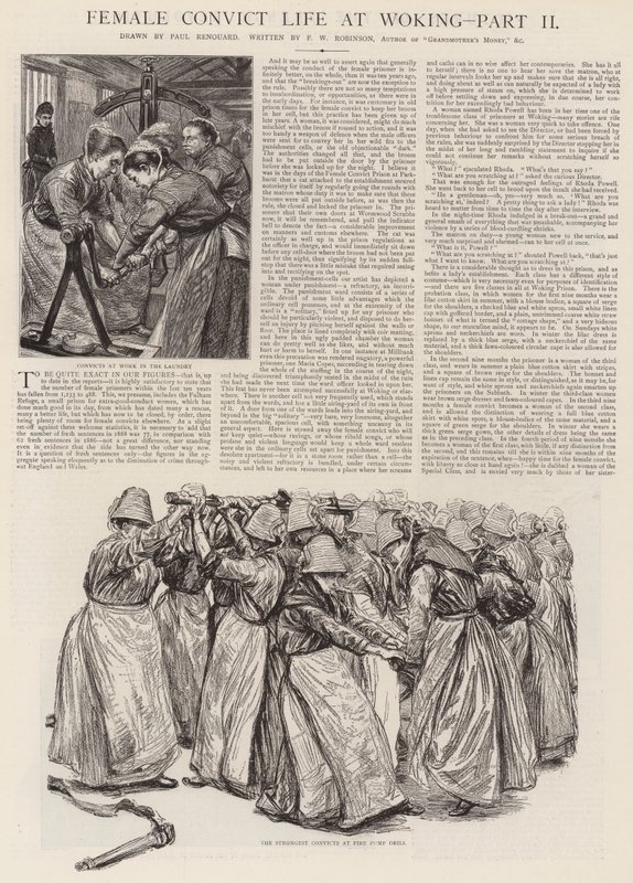 Vita delle detenute a Woking da Charles Paul Renouard