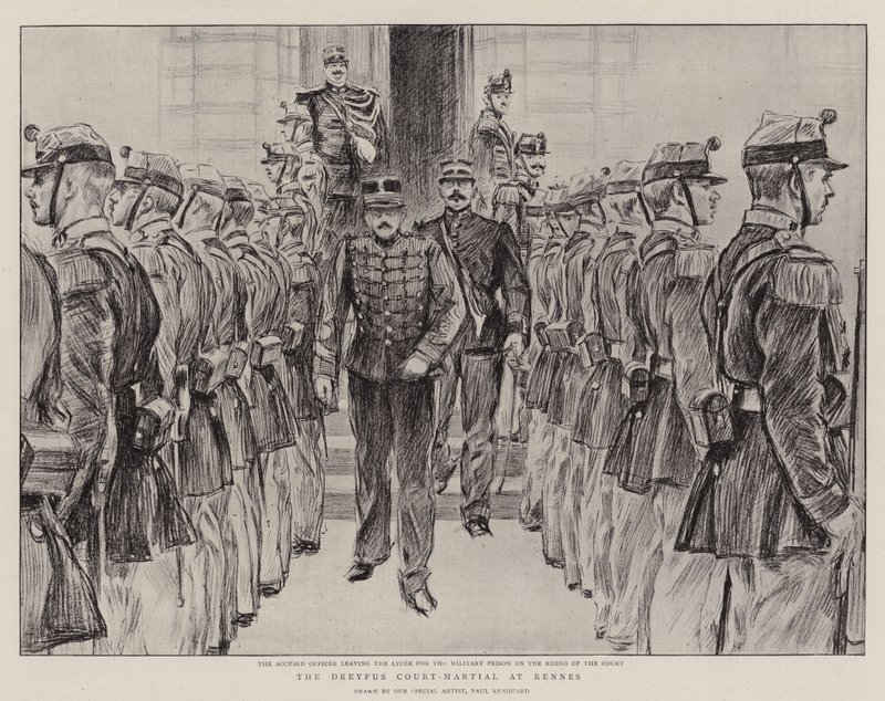 Il processo Dreyfus a Rennes da Charles Paul Renouard