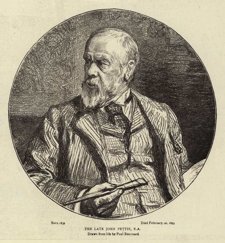 Il Defunto John Pettie, RA da Charles Paul Renouard