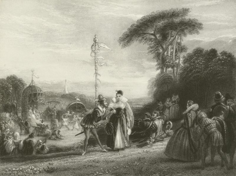 Giorno di maggio, nel regno della regina Elisabetta da Charles Robert Leslie