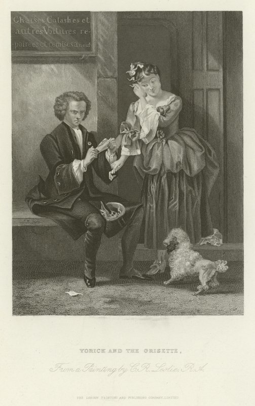 Yorick e la Grisette da Charles Robert Leslie