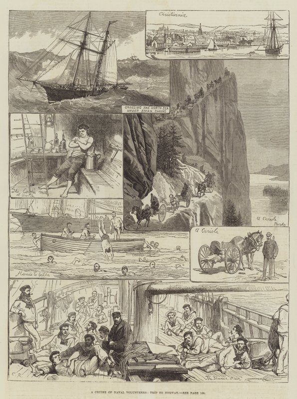 Una crociera di volontari navali, viaggio in Norvegia da Sir John Charles Robinson