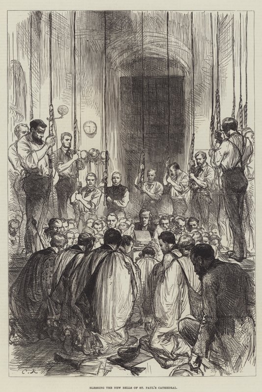 Benedizione delle nuove campane della Cattedrale di St Paul da Sir John Charles Robinson