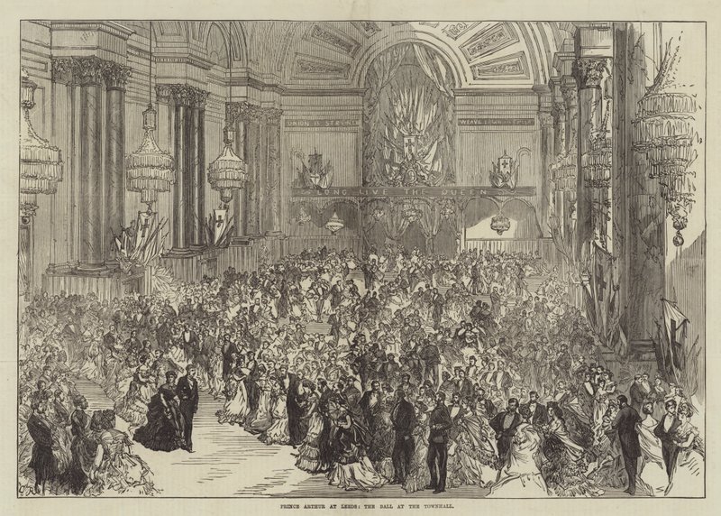 Il principe Arturo a Leeds, il ballo al municipio da Sir John Charles Robinson